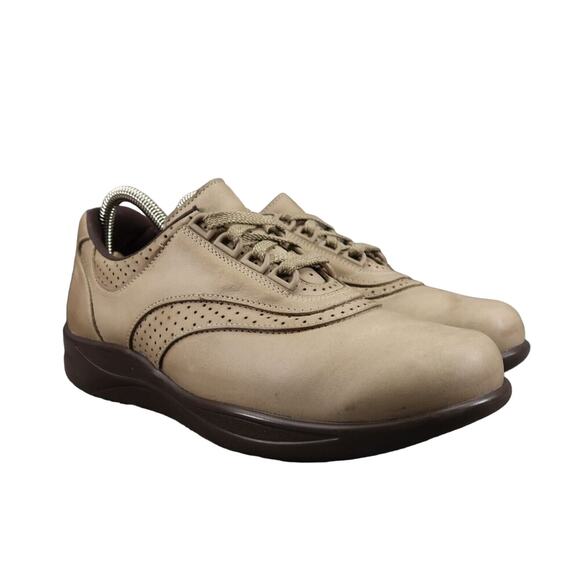 Sas Shoes Womens 7.5 Sneakers Walk Easy Comfort Leather Classic Oxford Lace Up - Picture 1 of 15